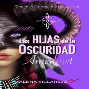 Portada de Amethyst, novela de fantasía oscura de Malena Villarejo
